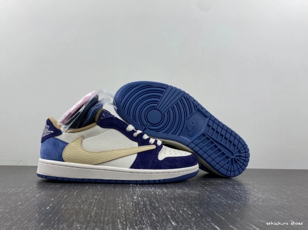 Rep AIR 1 JORDAN SCOTT DM7866-808 X CUSTOM TRAVIS 0704